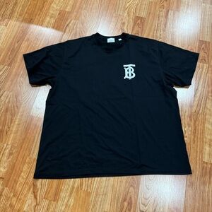Burberry black tee shirt XL